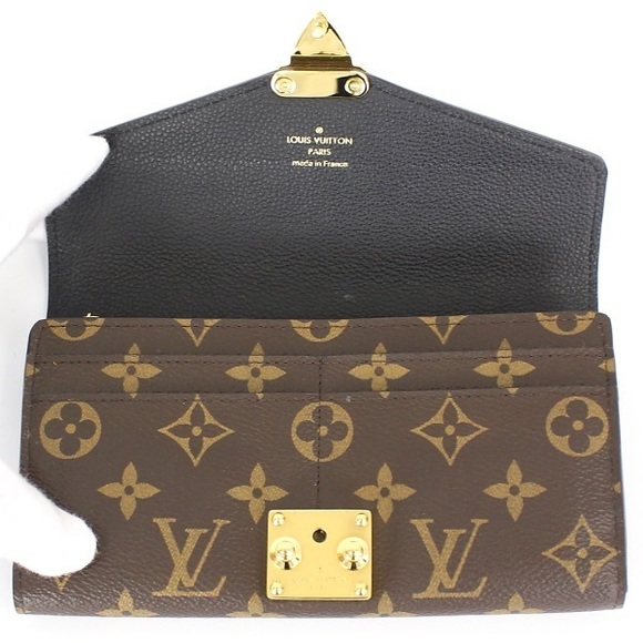 Louis Vuitton Portefeuil Palace Monogram Long Wallet Black Brown - Picture 3 of 7